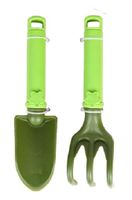 Esschert Design tuingereedschap 22 cm junior groen 2-delig - thumbnail