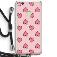 Ondersteboven verliefd: Huawei Ascend P10 Lite Transparant Hoesje met koord