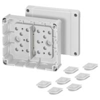 Hensel 6000040 Verdeeldoos Halogeenvrij, Verzegelbaar (l x b) 139 mm x 119 mm 1 stuk(s)