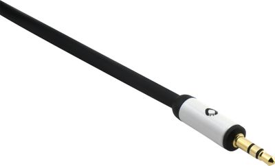 Oehlbach i-Connect J-35 Jackplug Audio Aansluitkabel [1x Jackplug male 3,5 mm - 1x Jackplug male 3,5 mm] 1.50 m Zwart Vergulde steekcontacten