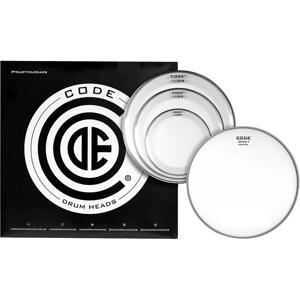 Code Drum Heads TPRRCLRF Reso Ring Fusion Pack 10-12-14 inch resonantievellen + 14 inch coated snaredrumvel