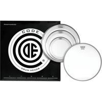 Code Drum Heads TPRRCLRF Reso Ring Fusion Pack 10-12-14 inch resonantievellen + 14 inch coated snaredrumvel - thumbnail