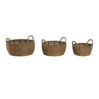 Plantenbakkenset Home ESPRIT Bruin Metaal Vezel Tropisch 34 x 33 x 15 cm Plantenbakkenset Home ESPRIT Bruin Metaal Vezel Tropisch 34 x 33 x 15 cm