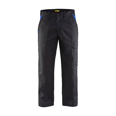 Blåkläder Werkbroek Industrie 14041800 | Zwart/Korenblauw | Maat 46 - 7330509446492