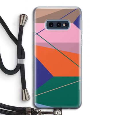 Gestalte 1: Samsung Galaxy S10e Transparant Hoesje met koord