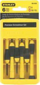Stanley Cushion Grip precisieschroevendraaierset 6-delig 0-66-052