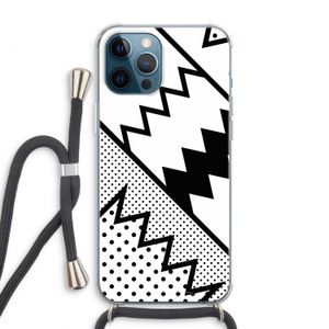 Pop Art #5: iPhone 12 Pro Max Transparant Hoesje met koord