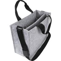 Sigel Laptoptas Desk Sharing Bag Classic M Synthetisch vilt Lichtgrijs (b x h x d) 36 x 28 x 15 cm Geschikt voor max. (laptop): 39,1 cm (15,4)