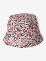 Omkeerbare bob met bloemenprint voor meisjes snoepjesroze