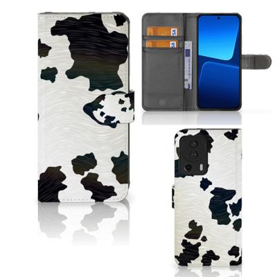 Xiaomi 13 Lite | Telefoonhoesje | Met pasjeshouder | Koeienvlekken