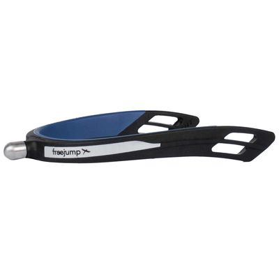 Freejump Spur&apos;on knop sporen zwart/blauw