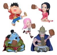 One Piece World Collectable Figure Mini Figures 7 cm Banquet 1 Blind Box Display (12)