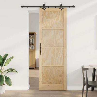 Schuifdeur met Hardware Set 'ORKDAL'van Massief Vurenhout