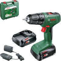 Bosch Home and Garden EasyDrill 18V-40 06039D8002 Accu-schroefboormachine 18 V 1.5 Ah Li-ion Incl. 2 accus, Incl. lader, Incl. koffer - thumbnail