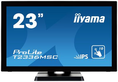 iiyama ProLite T2336MSC-B2 touch screen-monitor 58,4 cm (23") 1920 x 1080 Pixels Multi-touch Zwart