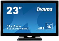 iiyama ProLite T2336MSC-B2 touch screen-monitor 58,4 cm (23") 1920 x 1080 Pixels Multi-touch Zwart - thumbnail
