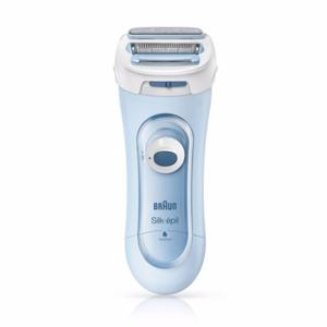 Braun Silk-épil Lady Shaver 5-160 Blauw - 3in1 Draadloos W&D Elek Scheerapparaat, Trimmer En Scrub