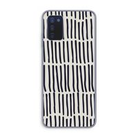 Moroccan stripes: Samsung Galaxy A03s Transparant Hoesje
