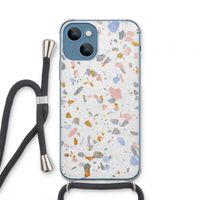 Terrazzo N°8: iPhone 13 mini Transparant Hoesje met koord