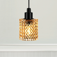 Kleine hanglamp 'Hollywood' Nordlux amber glas E27 fitting