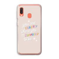 Right Place: Samsung Galaxy A20e Transparant Hoesje