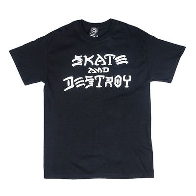 Thrasher Skate and Destroy T-shirt Zwart - S