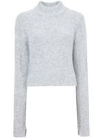 Proenza Schouler White Label pull Brigitte à col v - Gris