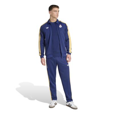 adidas Real Madrid Originals Trainingspak Donkerblauw Wit Goud adidas Real Madrid Originals Trainingspak Donkerblauw Wit Goud