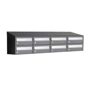 Allux Hive Set 4-Breed, 2-Hoog Met Dak Antraciet - 40030065_4x2d