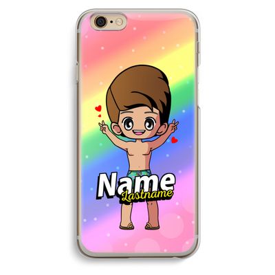 Chibi Maker man: iPhone 6 / 6S Transparant Hoesje