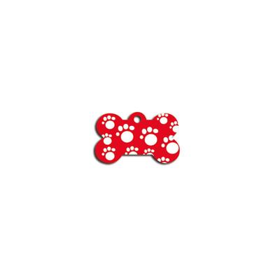 Naamplaatje voor halsband Imarc Bone Rood
