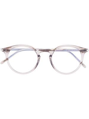 Saint Laurent Eyewear lunettes de vue à monture pantos - Marron
