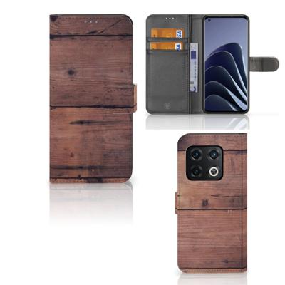 OnePlus 10 Pro | Book Style Case | Old Wood | Portemonnee hoesje