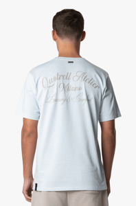 Quotrell Atelier Milano T-Shirt Heren Lichtblauw/Grijs - Maat XS - Kleur: Lichtblauw | Soccerfanshop