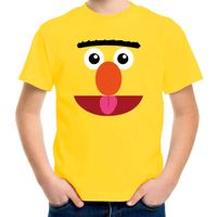 Verkleed / carnaval t-shirt gele cartoon knuffel pop voor kinderen - Verkleed / kostuum shirts - thumbnail