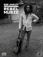 Bob Marley Rebel Music Art Print 30x40cm