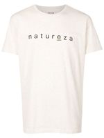 Osklen t-shirt à slogan imprimé - Tons neutres