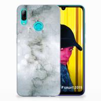 Smartphone hoesje Huawei P Smart 2019 Painting Grey Smartphone hoesje Huawei P Smart 2019 Painting Grey