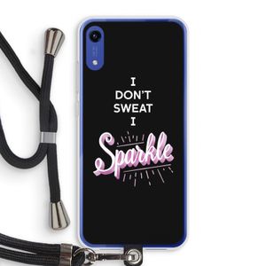 Sparkle quote: Honor Play 8A Transparant Hoesje met koord