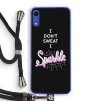 Sparkle quote: Honor Play 8A Transparant Hoesje met koord
