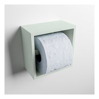 Mondiaz EASY Toiletrolhouder solid surface in- en opbouw 16x16 cm kleur Greey