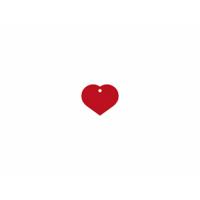 Naamplaatje Imarc Heart Rood