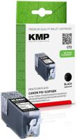 KMP Inktcartridge vervangt Canon PGI-520PGBK Compatibel Zwart C72 1508,0001