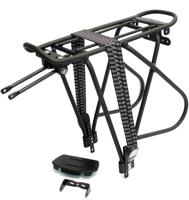 Massload achterdrager alu met spinbinder, zwart