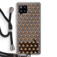 Poop emoji: Samsung Galaxy A42 5G Transparant Hoesje met koord