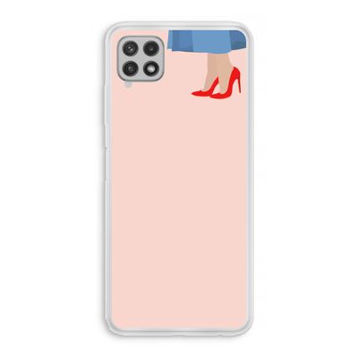 High heels: Samsung Galaxy A22 4G Transparant Hoesje