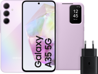 Samsung Galaxy A35 128GB Paars 5G + Accessoirepakket