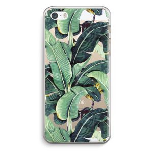 Bananenbladeren: iPhone 5 / 5S / SE Transparant Hoesje