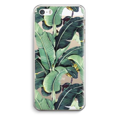 Bananenbladeren: iPhone 5 / 5S / SE Transparant Hoesje