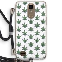 Weed: LG K10 (2017) Transparant Hoesje met koord